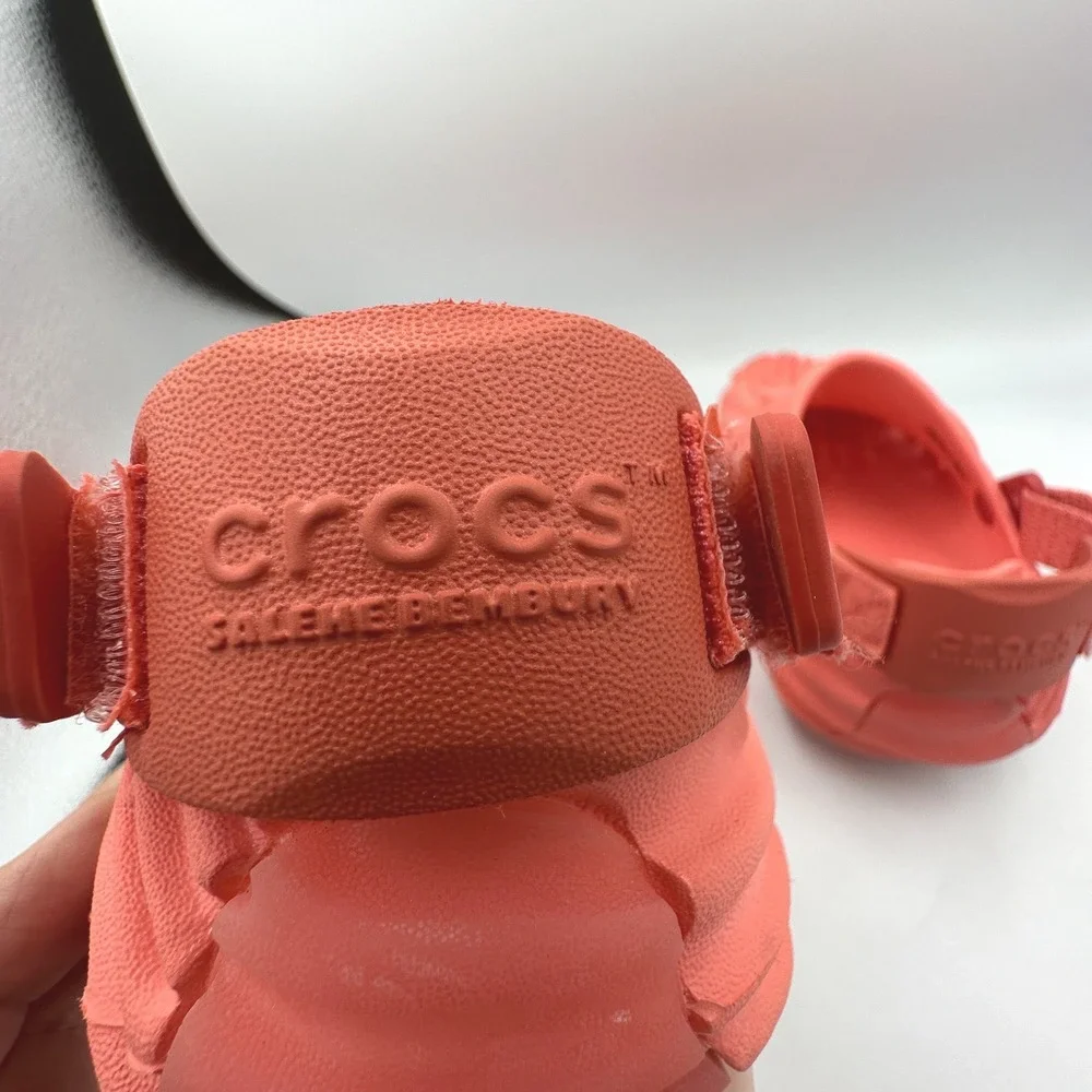 Salehe Bembury Crocs Pollex Clog Persimmon Kids 5+ Size J1 7 7/8″ 208600 C23